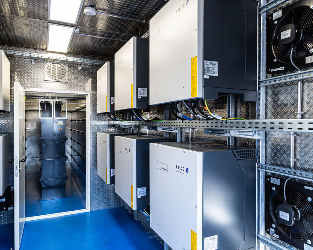 Batteriespeicher Innenansicht