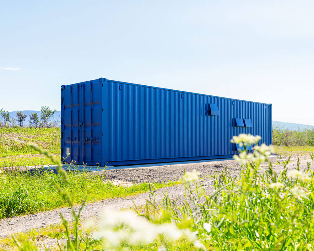 Batteriespeicher Außenansicht